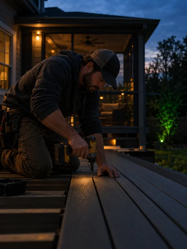 Decks and patios at work in South Florida