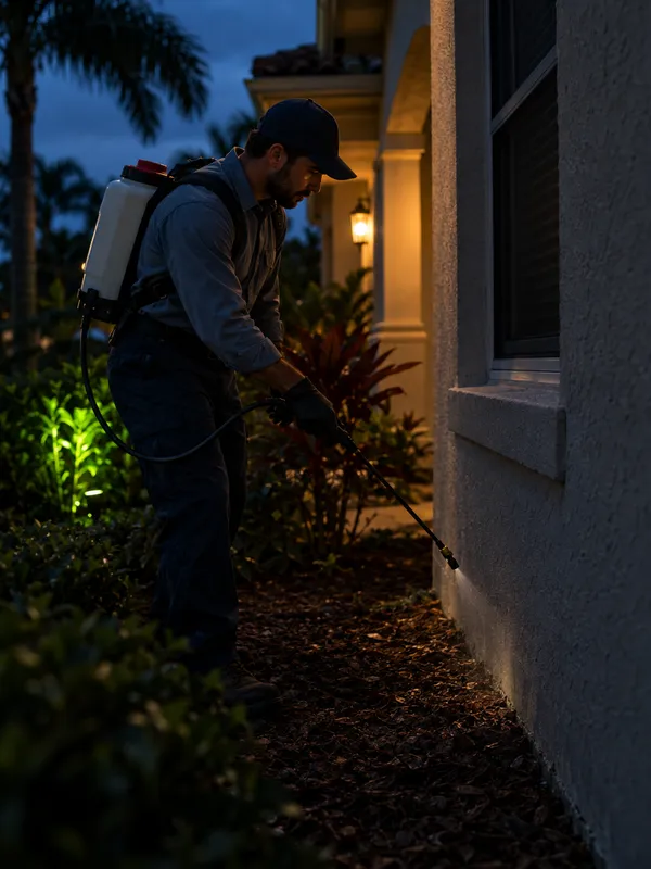 Pest control at work in South Florida