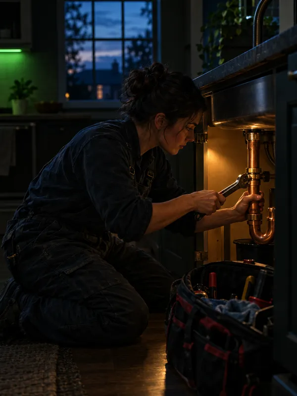 Plumbing at work in South Florida